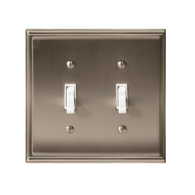Mulholland™ 5" 2 Toggle Wall Plate, Satin Nickel