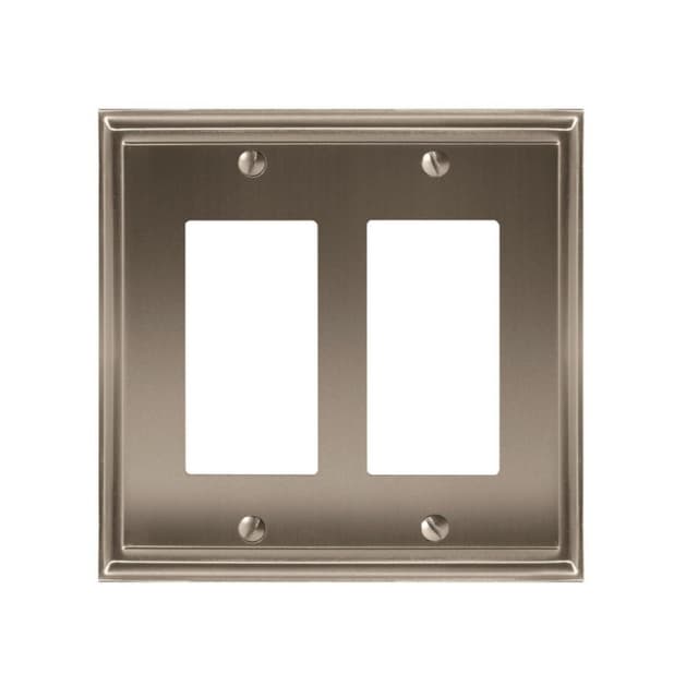 Mulholland™ 5" 2 Rocker Wall Plate, Satin Nickel
