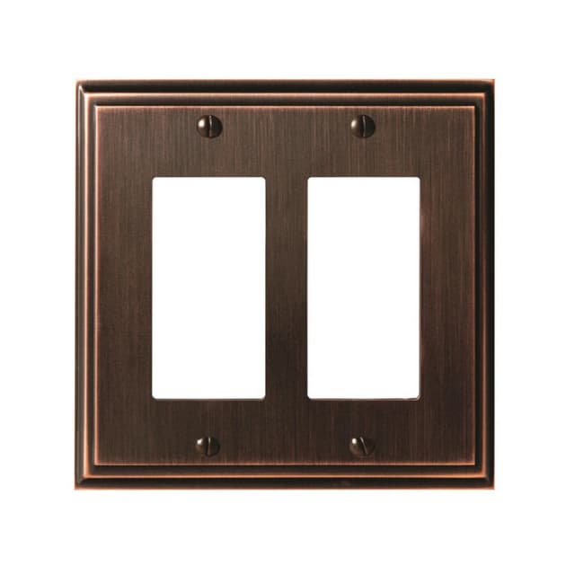 Mulholland™ 5" 2 Rocker Wall Plate, Oil-Rubbed Bronze