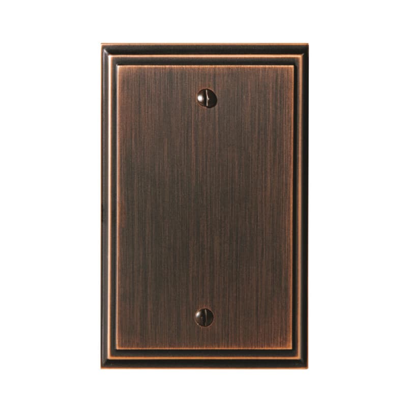 4-15/16" Mulholland 1 Blank Wall Plate, Oil-Rubbed Bronze