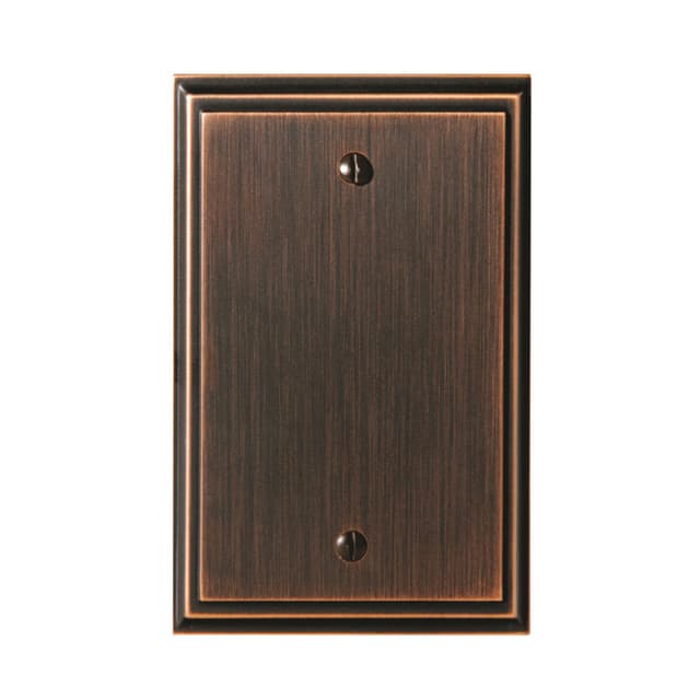 4-15/16" Mulholland 1 Blank Wall Plate, Oil-Rubbed Bronze