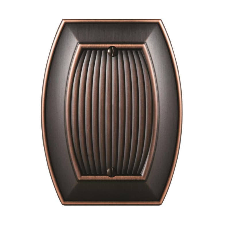 3-7/8" Sea Grass 1 Blank Wall Plate, Oil-Rubbed Bronze