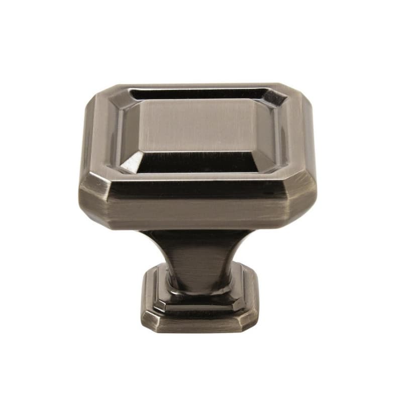 1-1/2" Wells Square Knob, Gunmetal