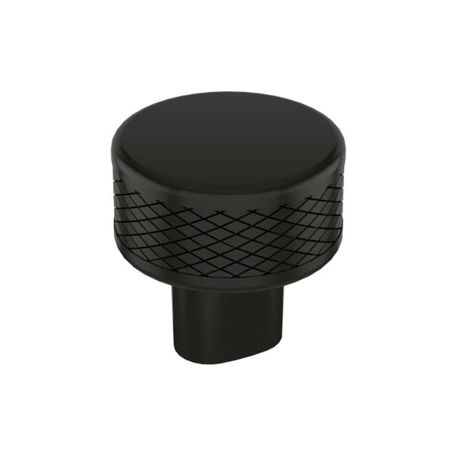 1-1/4" Bronx Round Cabinet Knob, Black Bronze
