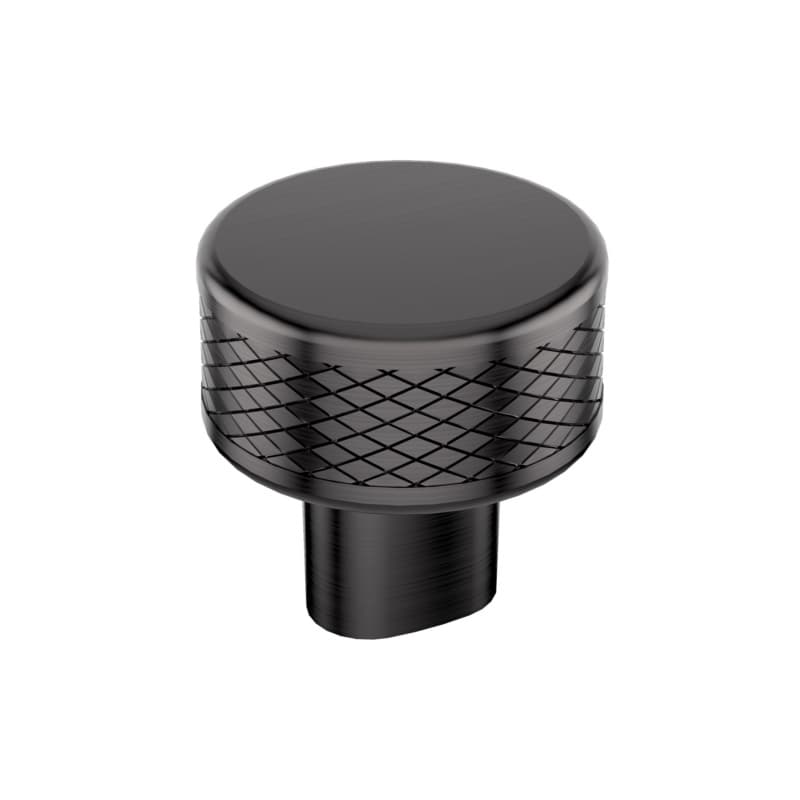 1-1/4" Bronx Round Cabinet Knob, Gunmetal