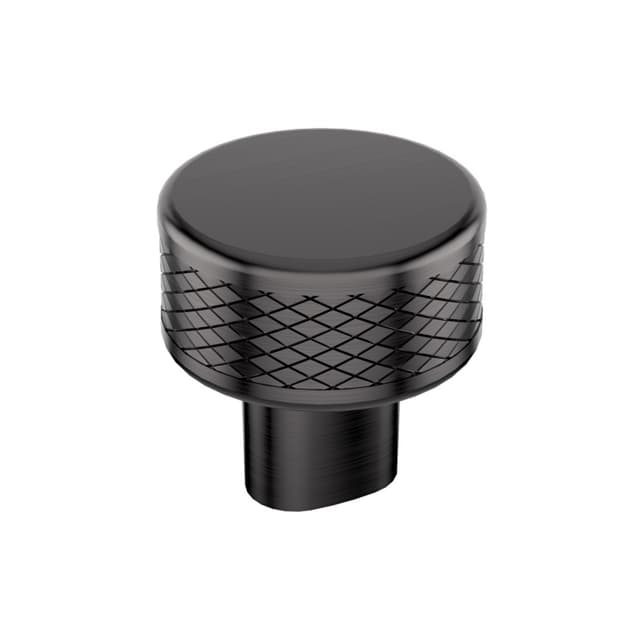1-1/4" Bronx Round Cabinet Knob, Gunmetal