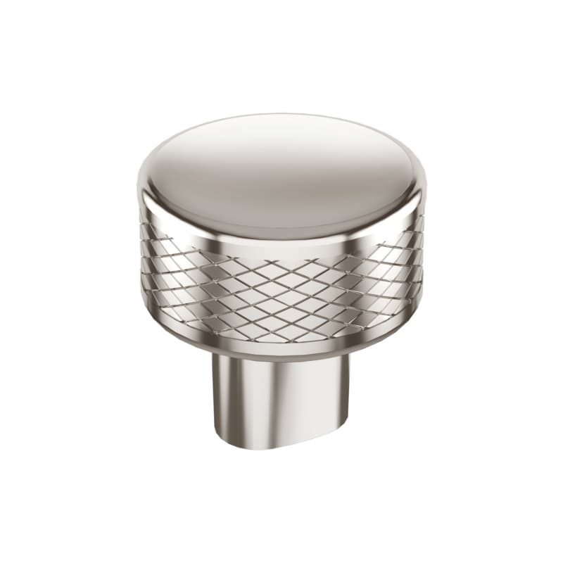 1-1/4" Bronx Round Cabinet Knob, Polished Nickel