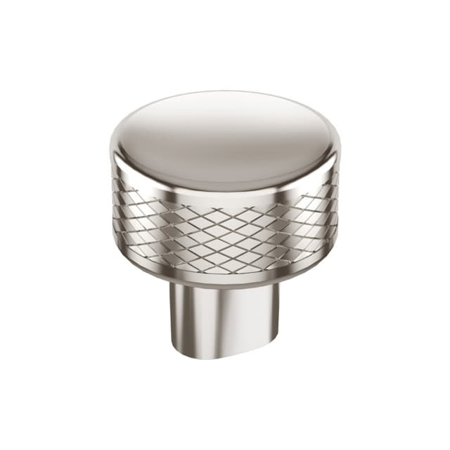 1-1/4" Bronx Round Cabinet Knob, Polished Nickel