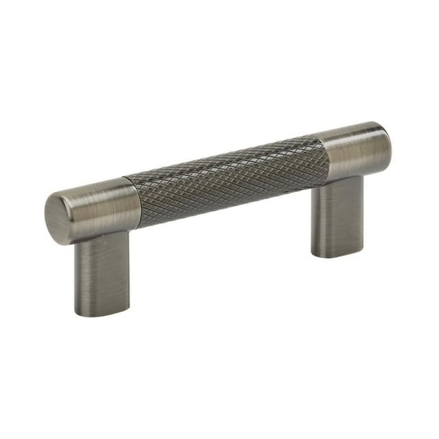 3" x 3-3/4" Bronx Cabinet Pull, Gun Metal