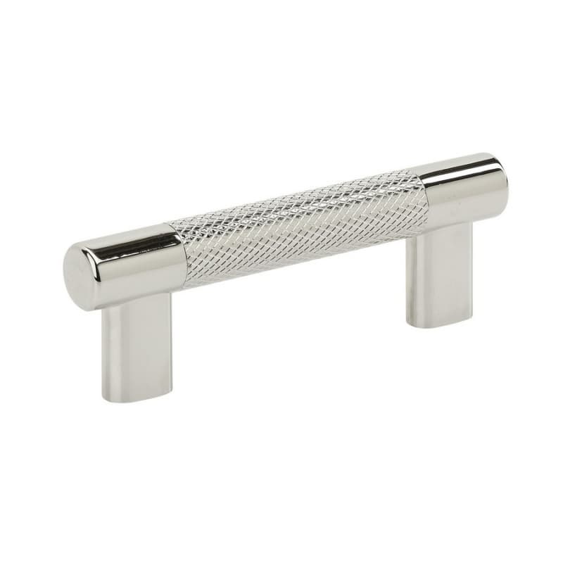 3" x 3-3/4" Bronx Cabinet Pull, Polished Nickel