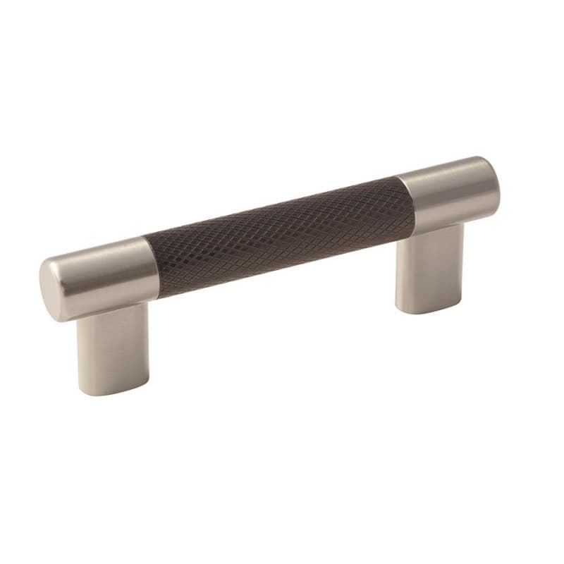 5-1/16" Esquire Bar Pull, Satin Nickel/Oil-Rubbed Bronze