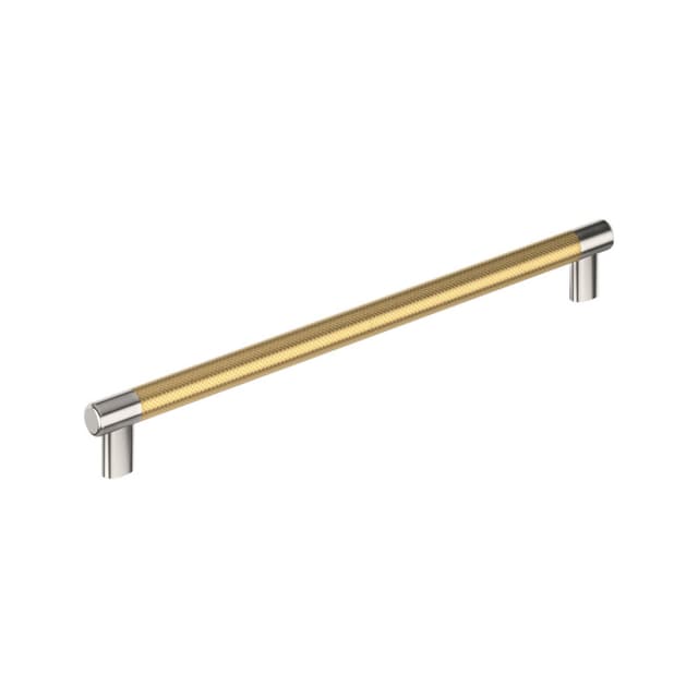 12-5/8" Esquire Cabinet Pull, Polished Nickel/Champagne Bronze