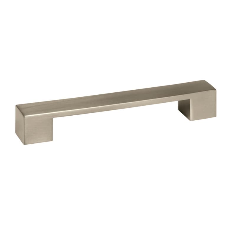 128mm Monument Bar Pull, Satin Nickel, 6-7/16" Length