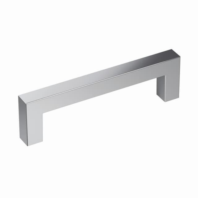 96mm Monument Bar Pull, Polished Chrome