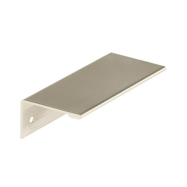 3" Edge Finger Pull, Satin Nickel