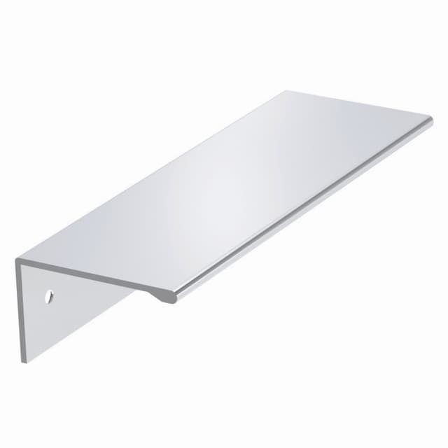 3-3/4" Edge Finger Pull, Polished Chrome