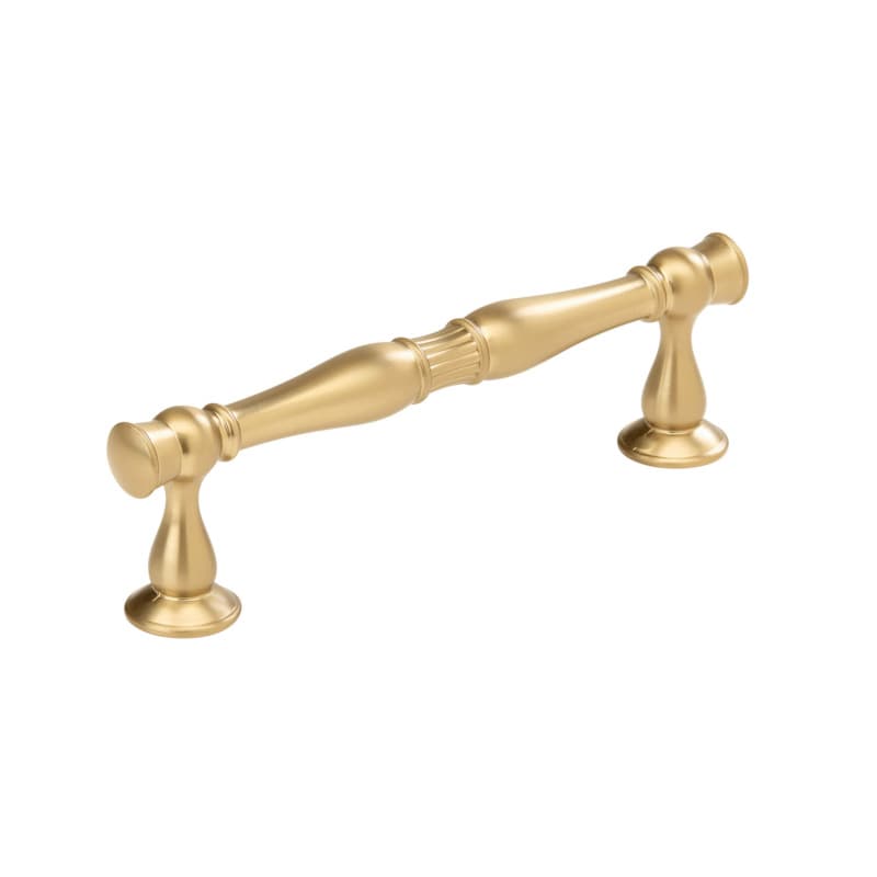 3-3/4" Crawford Cabinet Pull, Champagne Bronze