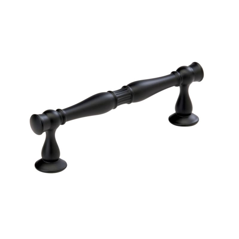 3-3/4" Crawford Cabinet Pull, Matte Black