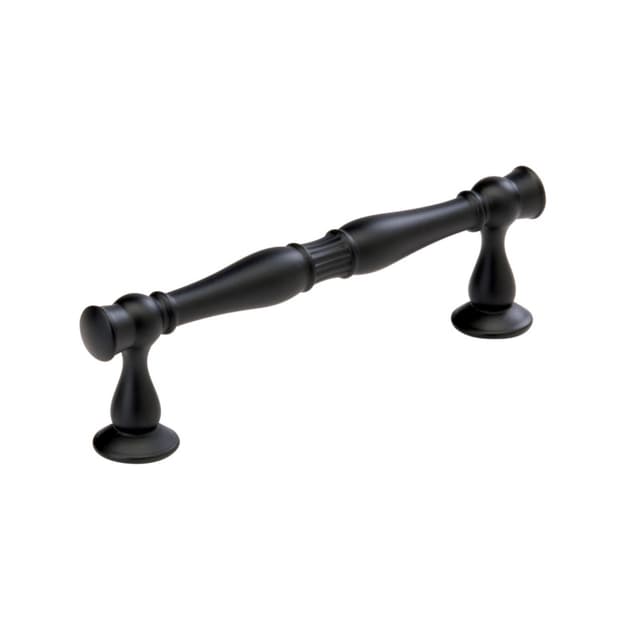 3-3/4" Crawford Cabinet Pull, Matte Black
