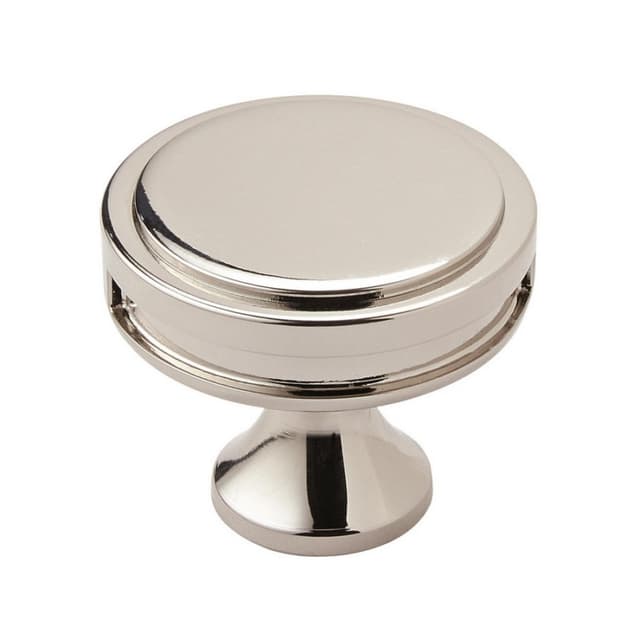1-3/4" Oberon Round Knob, Polished Nickel Finish