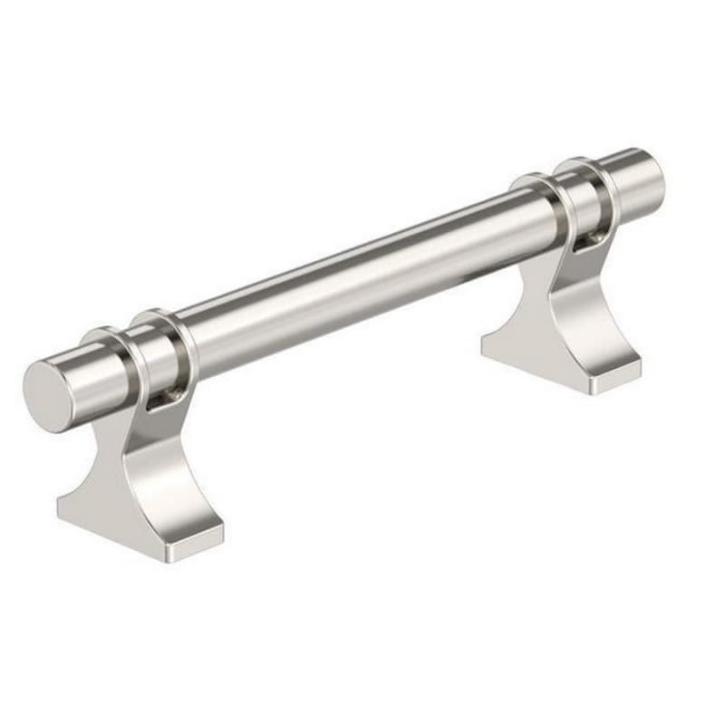 3-3/4" Davenport Cabinet Pull, Polished Nickel