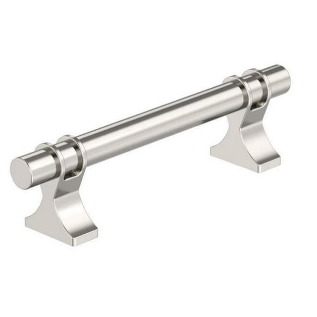3-3/4" Davenport Cabinet Pull, Polished Nickel