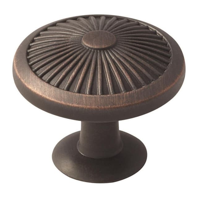 1-3/8" Crawford Mushroom Knob, Oil-Rubbed Bronze