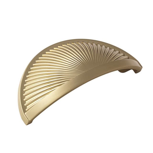 3" Sea Grass Cup Pull, Golden Champagne