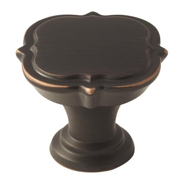 1-3/8" Grace Revitalize Square Knob, Oil-Rubbed Bronze Finish
