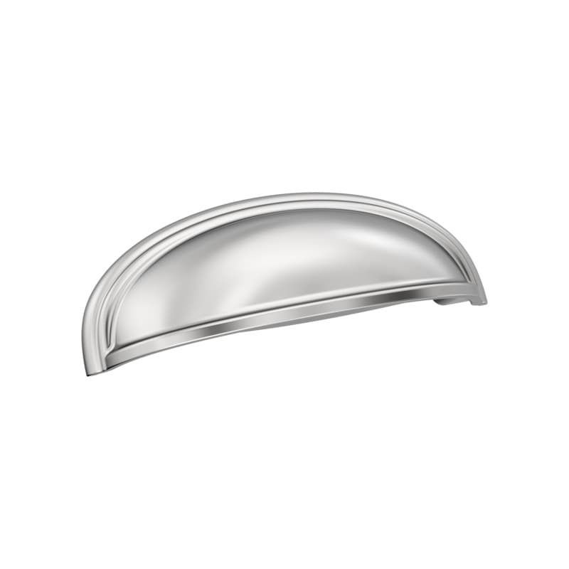 3" - 4" Ashby Cup Pull, Polished Chrome
