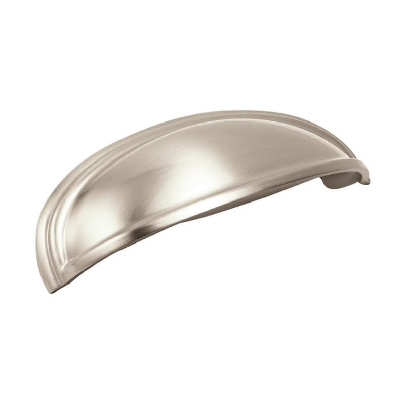 3"-4" Ashby Cup Pull, Satin Nickel