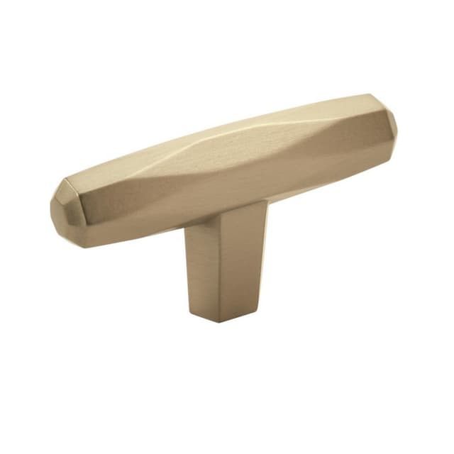 2-1/2" St Vincent T-Knob, Golden Champagne