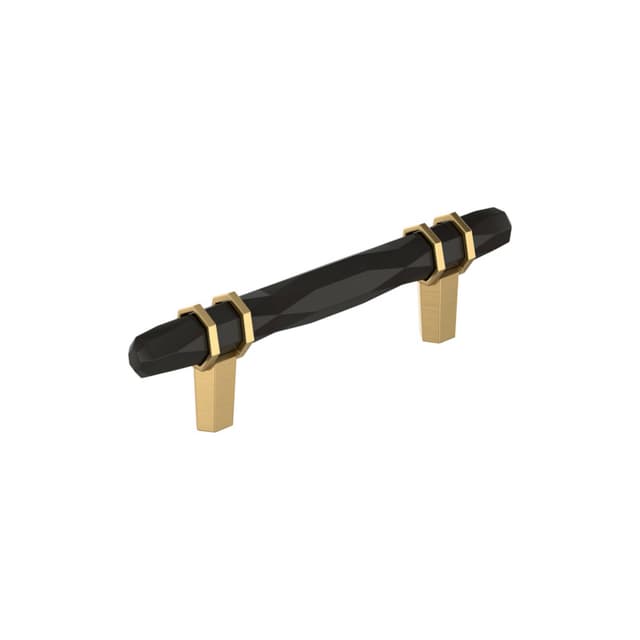 3-3/4" London Cabinet Pull, Black Bronze/Champagne Bronze