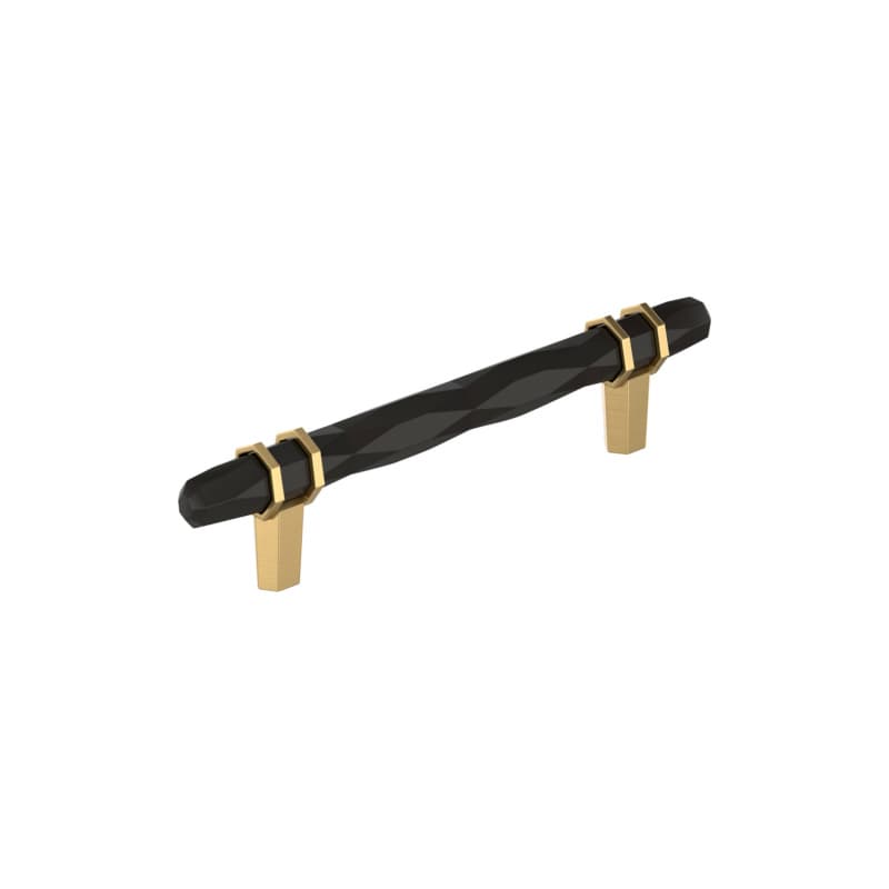 5-1/16" London Cabinet Pull, Black Bronze/Champagne Bronze