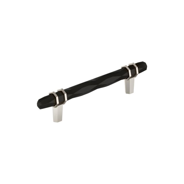 5-1/16" London Cabinet Pull, Black Bronze/Polished Nickel