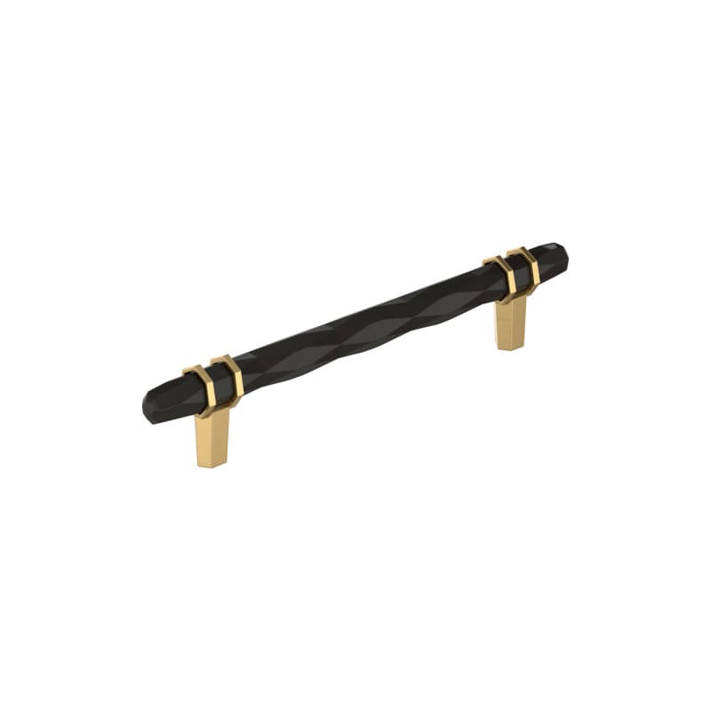 6-5/16" London Cabinet Pull, Black Bronze/Champagne Bronze