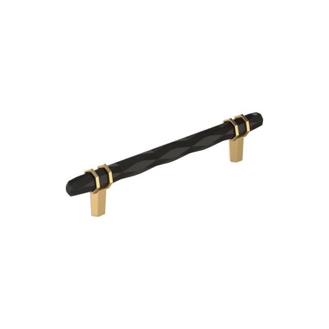 6-5/16" London Cabinet Pull, Black Bronze/Champagne Bronze