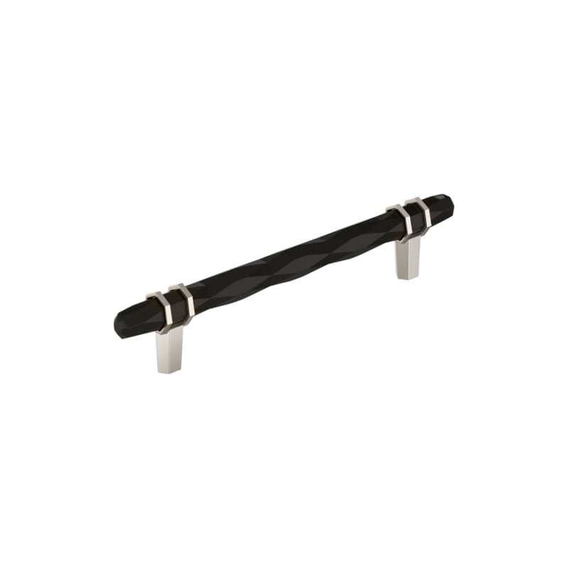6-5/16" London Cabinet Pull, Black Bronze/Polished Nickel