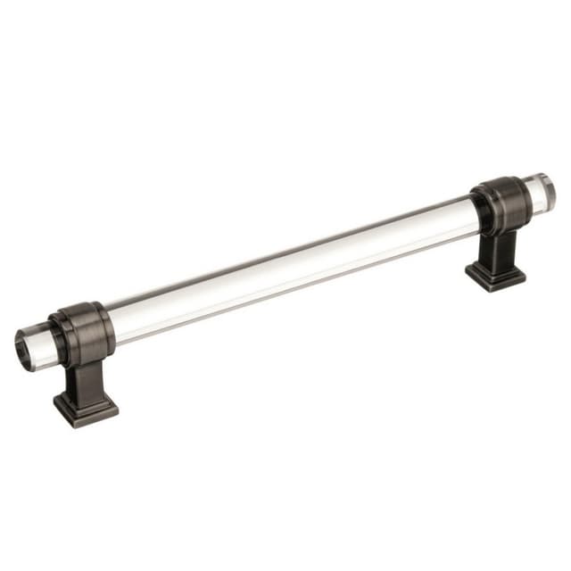 6-5/16" Glacio Handle Pull, Clear/Gunmetal
