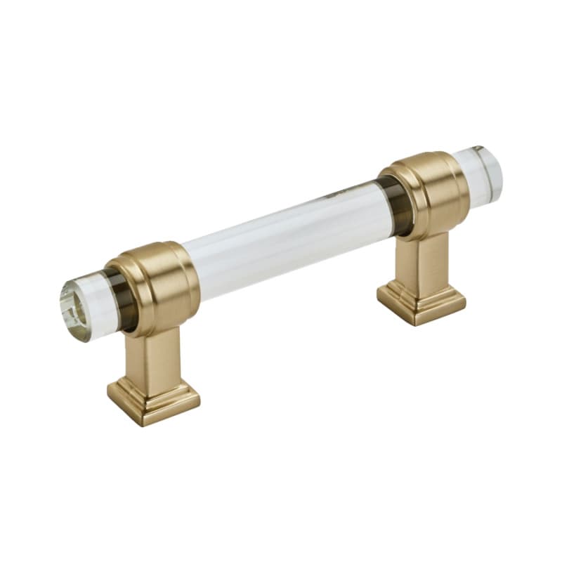 3" Glacio Pull, Clear/Golden Champagne