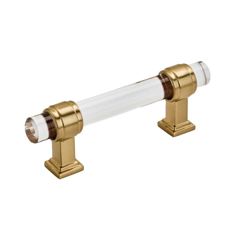 3" Glacio Pull, Clear/Champagne Bronze