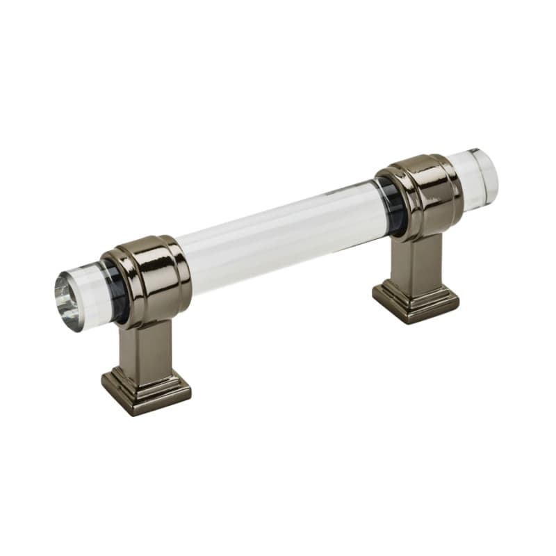 3" Glacio Pull, Clear/Gunmetal