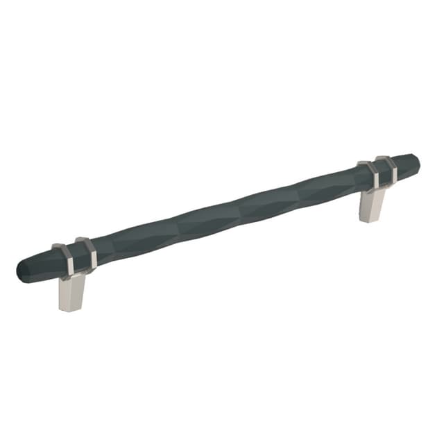 203mm London Cabinet Pull, Black Bronze/Satin Nickel