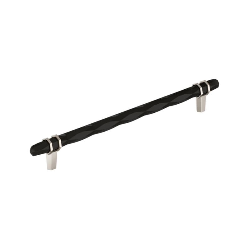 10-1/16" London Cabinet Pull, Black Bronze/Polished Nickel