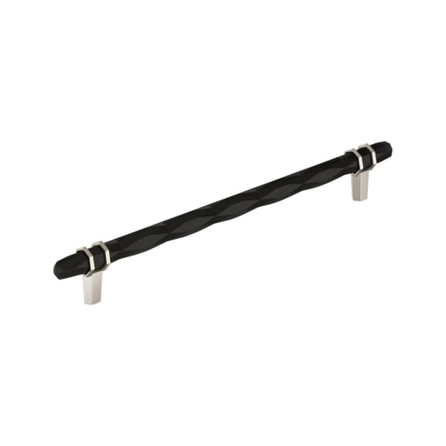 10-1/16" London Cabinet Pull, Black Bronze/Polished Nickel