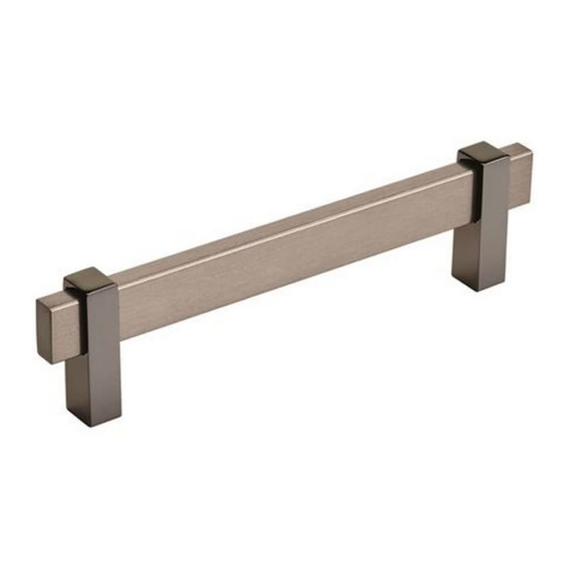5-1/16" Mulino Cabinet Pull, Black Brushed Nickel/Black Nickel