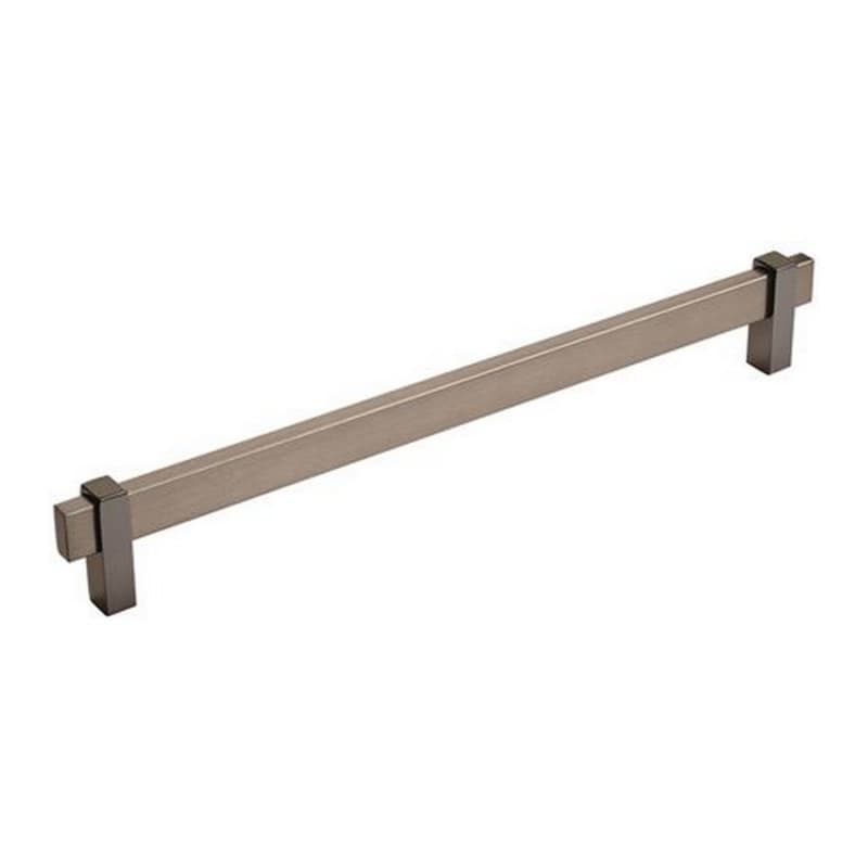10-1/16" Mulino Cabinet Pull, Black Brushed Nickel/Black Nickel