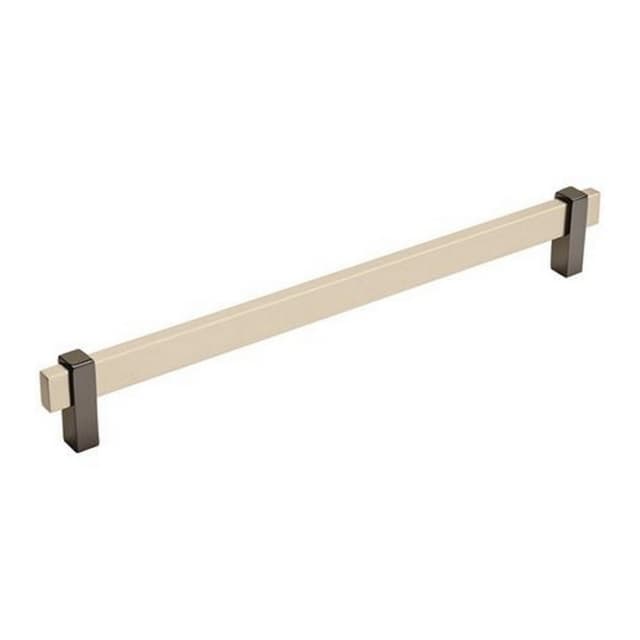 10-1/16" Mulino Cabinet Pull, Silver Champagne/Black Nickel
