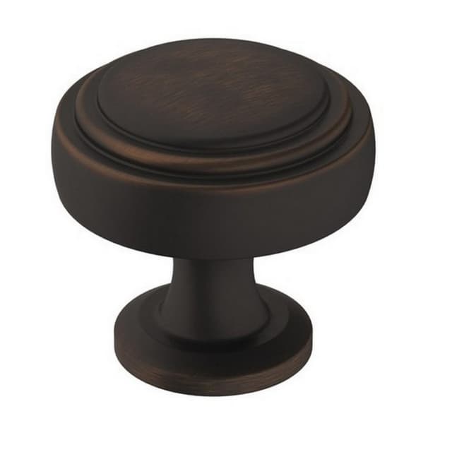 1-1/4" Winsome Mushroom Knob, Oil-Rubbed Bronze Finish