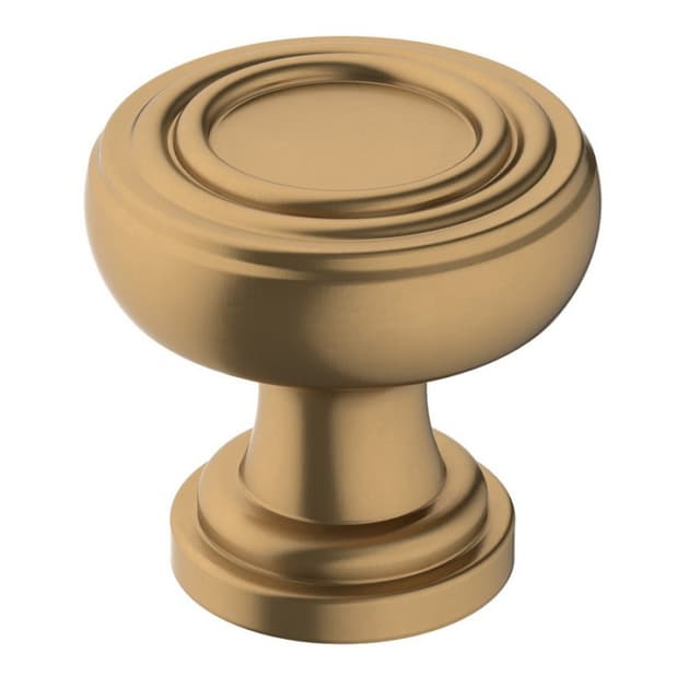 1-1/8" Ville Mushroom Cabinet Knob, Champagne Bronze Finish